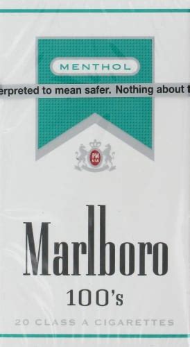 Marlboro Silver Menthol 100s Cigarettes 1 Ct Pick ‘n Save