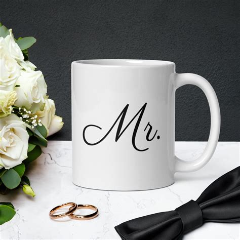 Mr And Mrs Mug Cute T For Him Mug His And Hers Wedding Coffee Mug