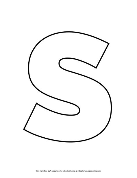 Capital Letter S