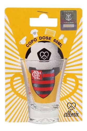 Copo Flamengo Shot 60ml Oficial Licenciado MercadoLivre