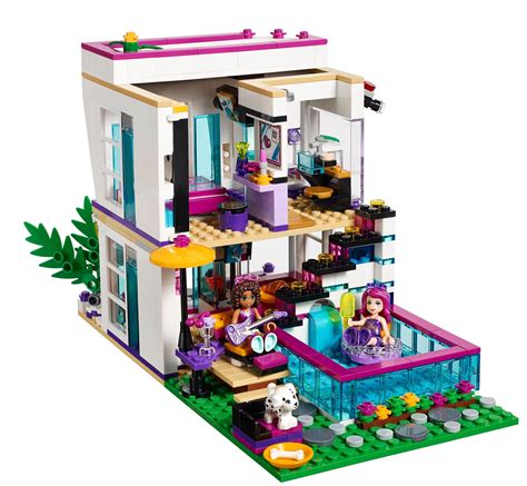 Lego Friends 41135 La Maison De La Pop Star Livi Lego Friends