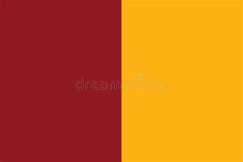 Flag of Rome Italy stock vector. Illustration of roman - 208915308