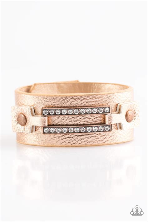 Paparazzi Street Glam Copper Urban Bracelet Glitzygals5dollarbling Paparazzi Boutique