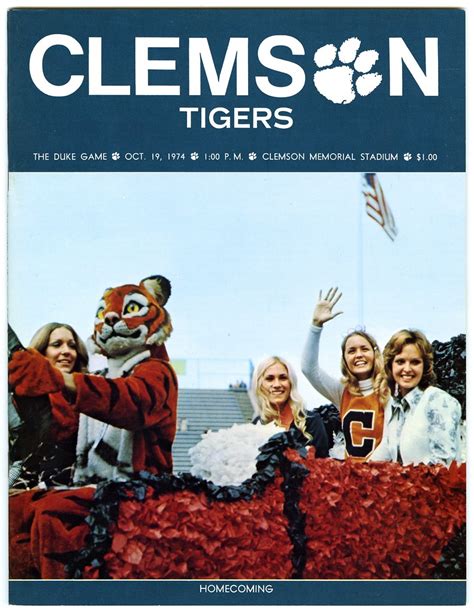 Clemson Vs Duke October 19 1974 Clemson Digital Imaging Flickr