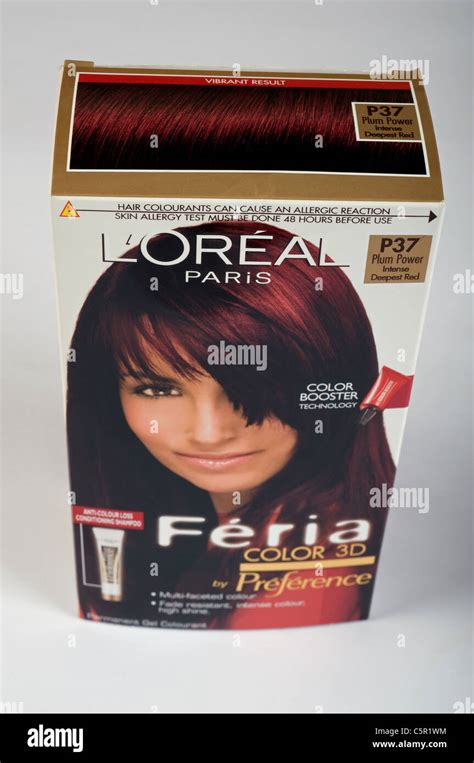 Loreal Feria hair colour Stock Photo - Alamy