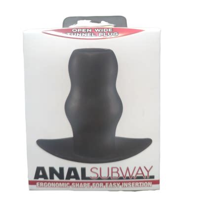 פלאג אנאלי שחור מיוחד חלול Anal Subway