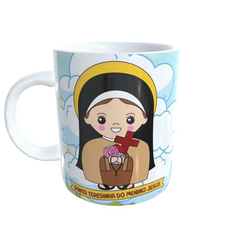 Caneca Santa Teresinha Do Menino Jesus Personalizada Elo