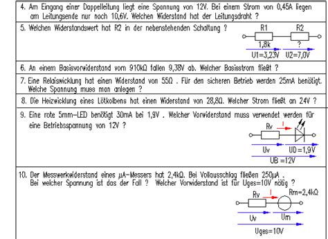 Beispiele Zum Ohmschen Gesetz
