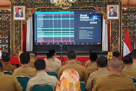 Ikuti Arahan KPK Melalui Virtual Pj Bupati Bangkalan Janji Awasi