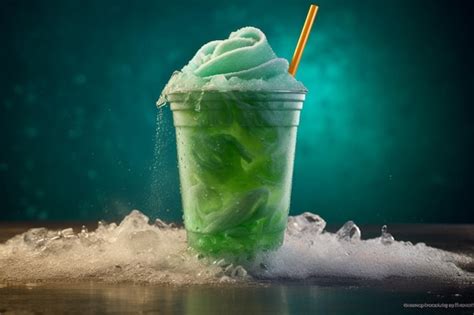 Premium AI Image | Mountain Dew Baja Blast