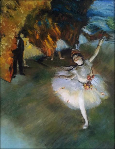 Edgar Degas The Star Dancer On The Stage 1878 High Quality Hand