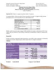 Raul 3162 Tarea 5 2 MBA 5040 docx Institución National University