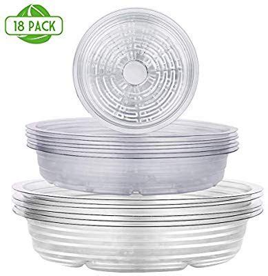 Remiawy Plant Saucer Pack Of Inch Plastic Plant Saucers For