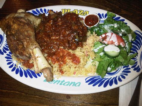 Somali Food - XANIID Leg With Beef Suqaar and Rice from Zam Zam ...