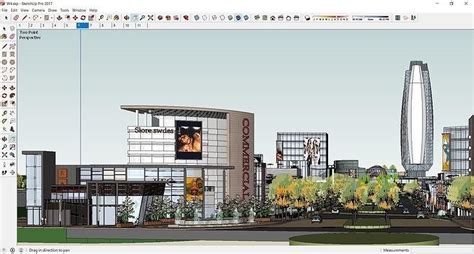 Sketchup Commercial Office Complex W4 3d Model Cgtrader