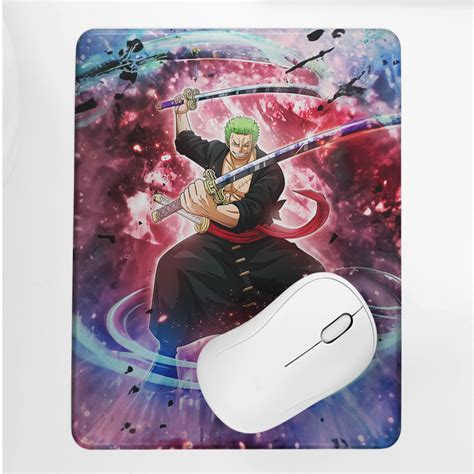 Roronoa Zoro From One Piece Mouse Pad Wibuprint