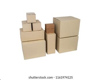 Cardboard Boxes Different Sizes Stacked Boxes Stock Photo 1161974125 | Shutterstock