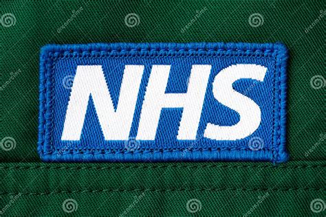 British Paramedics`s Nhs Uniform Badge Editorial Image Image Of