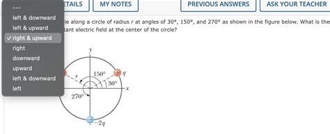 Solved Three Point Charges Lie Along A Circle Of Radius R At