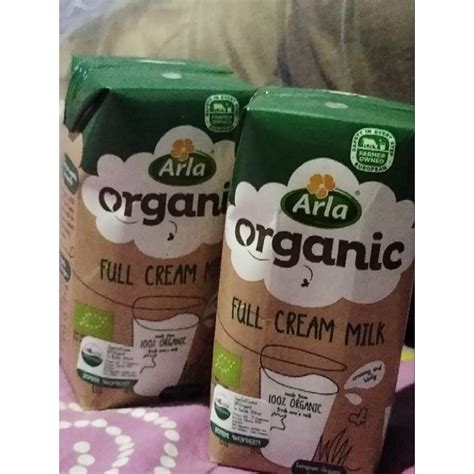 Jual Buy 1 Get 1 Arla Organic Full Cream Uht 200 Ml Shopee Indonesia