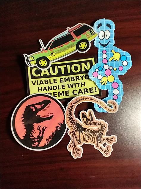 Jurassic Park Stickers Etsy