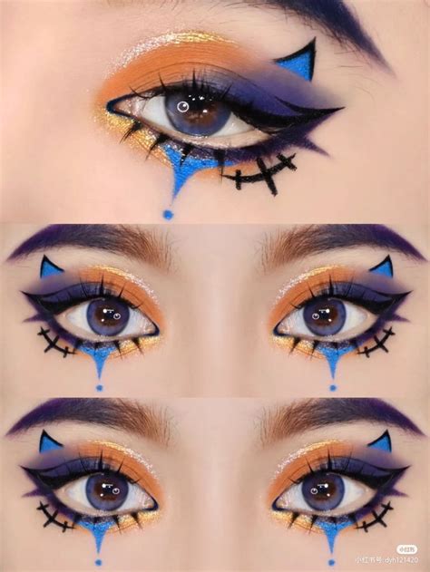 Pin By 庭庭 On 💋makeup👄 Anime Eye Makeup Creative Eye Makeup Eye Makeup Designs