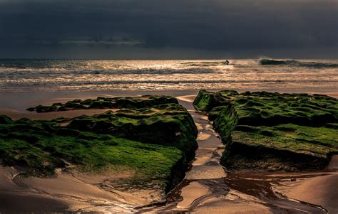 Sunlight Landscape Mountains Sunset Sea Bay Water Rock Nature