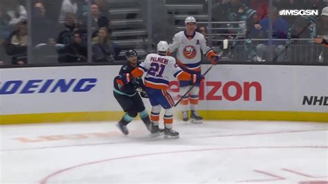 NYI SEA Nelson Scores SHG Against Joey Daccord New York Islanders