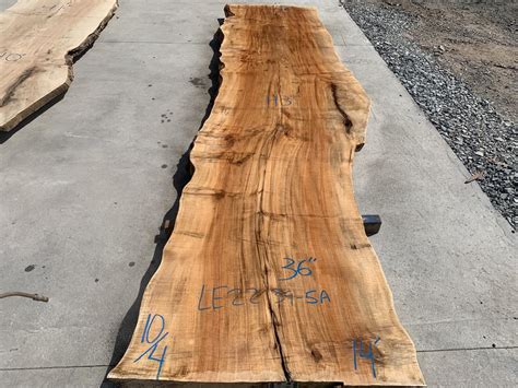 Live Edge Maple Slab Le A Irion Lumber Company