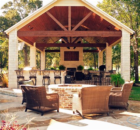 Outdoor Fireplace Under Covered Patio – Fireplace Guide by Linda