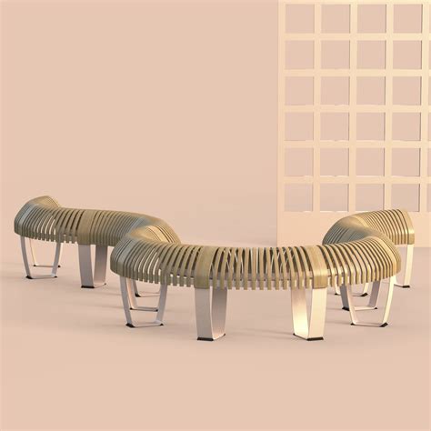 Asiento Con Estructura Modular Para Aeropuerto Nova C Double Perch