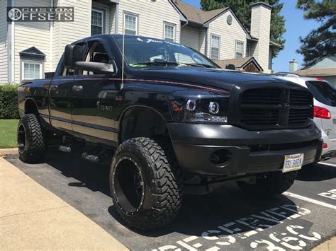 Matte Black Lifted Dodge Ram