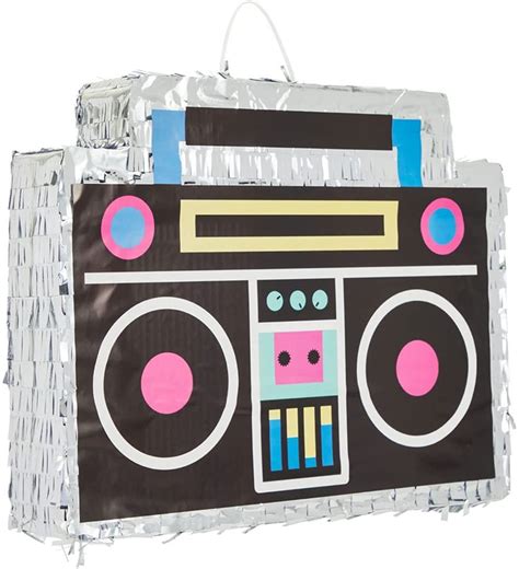 Boombox Pinata 80s And 90s Theme Party Decorations Hip Hop Retro