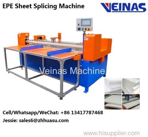 Veinas EPE Sheet Splicing Machine Polyethylene Foam Splicer Bonding