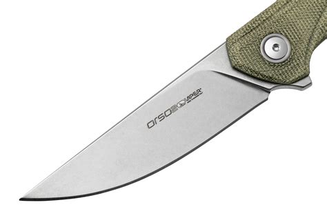 Viper Orso 2 V5998CG Green Canvas Micarta pocket knife Jens Ansø