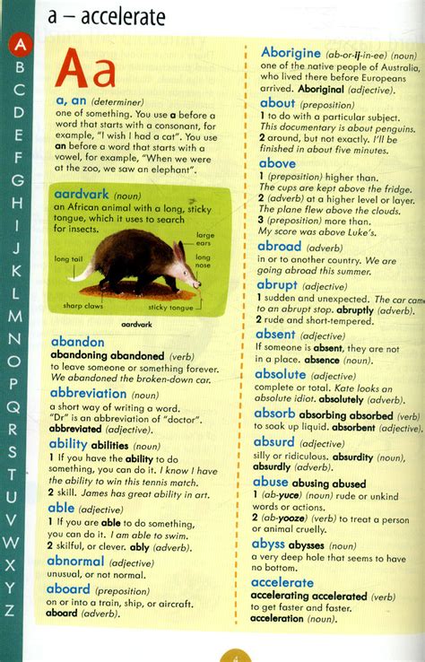 The Usborne Junior Illustrated English Dictionary And Thesaurus