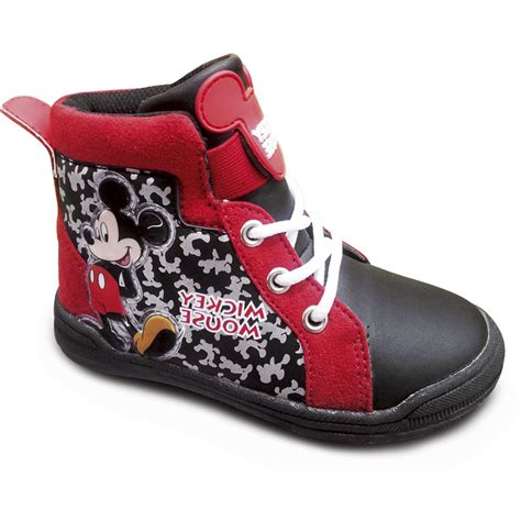 Zapatilla N De Ni O Mickey Mouse Negro Mc Platanitos