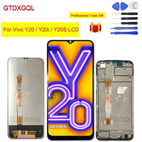 651 Original Black New For Vivo Y20 V2029 Y20i V2027 V2032 Lcd