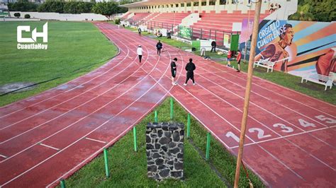 SE INAUGURA LA PISTA DE ATLETISMO Y EL AUDITORIO EMILIANO ZAPATA EN