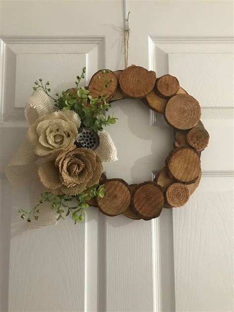 Diy Wood Slice Wreath Artofit