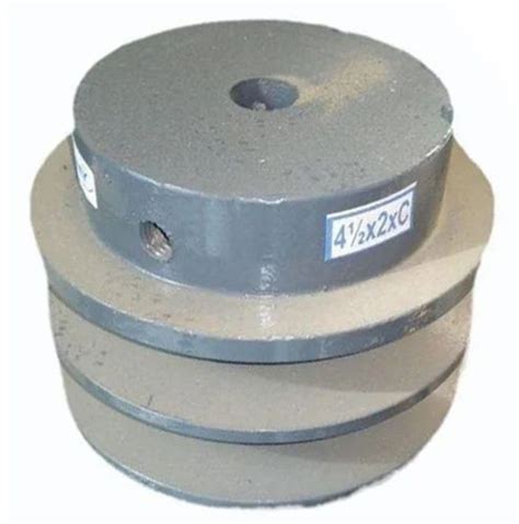 Multi Groove Cast Iron Solid Motor Pulley For Single Grinder Crane