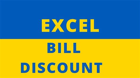 Bill Discounthow To Calculate Bill Discounts In Excel Step By Step