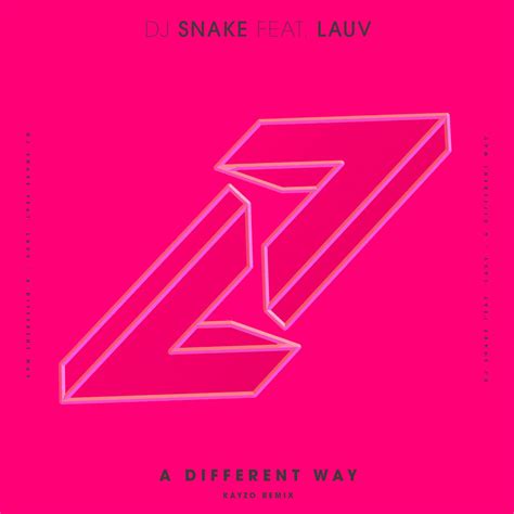 A Different Way feat Lauv Kayzo Remix Single DJ Snake의 앨범