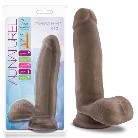 Au Naturel Sensa Feel Dildo Chocolate Sexshop Ofertas Juguetes