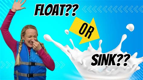 Sink Or Float Experiment The Importance Of Life Jackets Youtube