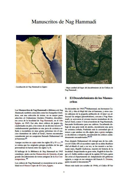 El Descubrimiento De Los Manuscritos De Nag Hammadi