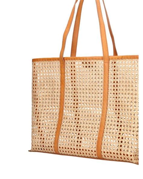 Bembien Large Margot Rattan Leather Tote Bag In Natural Lyst