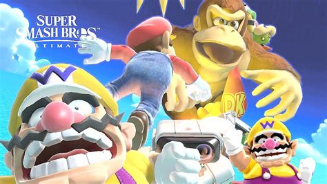 Super Smash Bros Ultimate Wario Yoshi Luigi And Mario Play As A Team