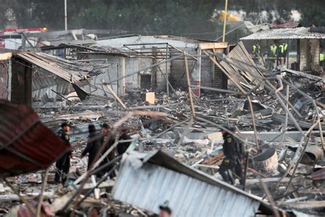 Investigation Begins At Site Of Deadly Blast At Mexico Fireworks Market