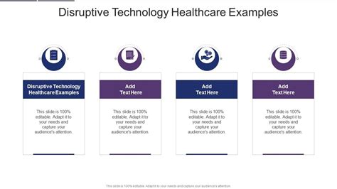 Disruptive Technology Healthcare Examples In Powerpoint And Google